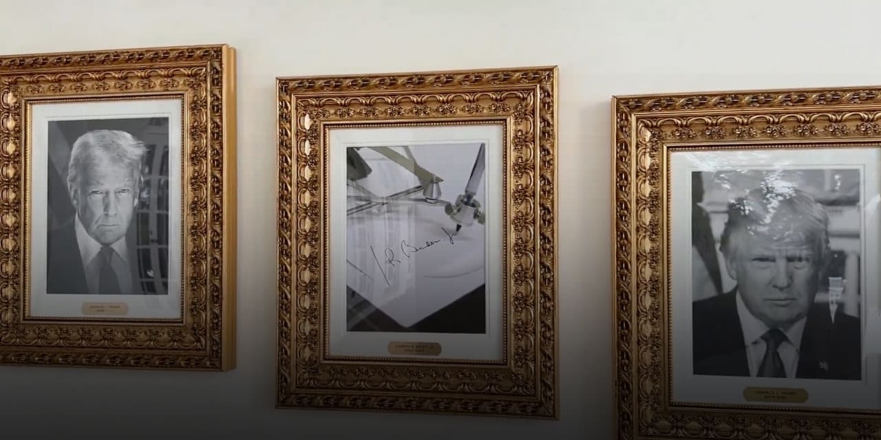 trump yine bideni hedef aldi beyaz saraydaki fotografini degistirdi SmyzCSgd